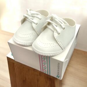 Zapatito bautismo nene blanco GyD Art 207 T.(14 al 17)