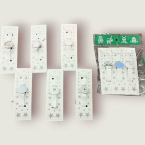 Portachupete boton "Pipi Babies" Pack x 6