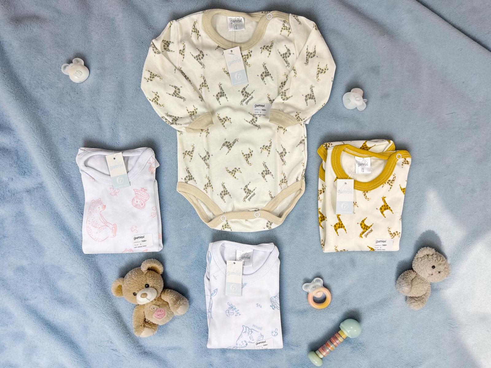 Body Gamise estampado nene y nena T.(0 al 4) Art.7006