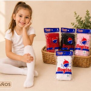 Media can can Boyita (Algodon y lycra) talle 3-4 (Art. 12)