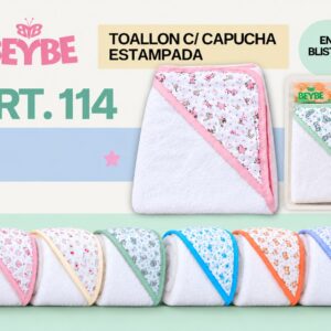 Toallon Beybe Estampado Art.114 Surtido de colores OFERTA