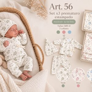 Set en caja prematuro estampado Micky Baby Art.56 T.(000-00-0)