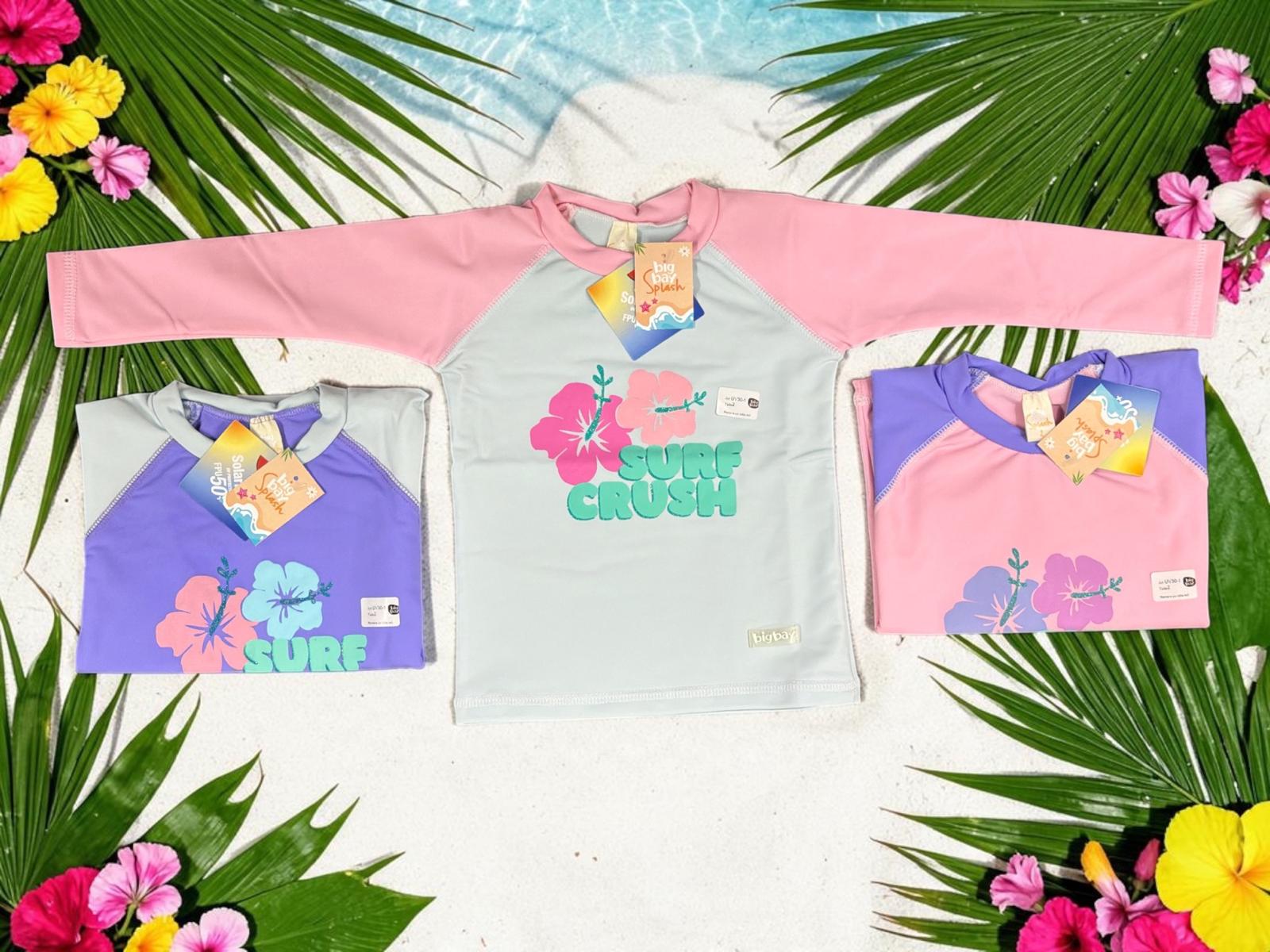 Remera UV Big Bay NIÑA con estampa T.(2-4-6-8 Años) Art.30-1 SUPEROFERTA