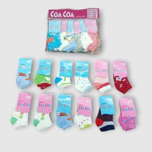Zoquete Coa Coa (Talle 0)(Aprox 1 año) Art.2500 Pack x 12