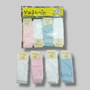 Media Valtex Tubo Lisa Talle Unico OFERTA Pack x 12