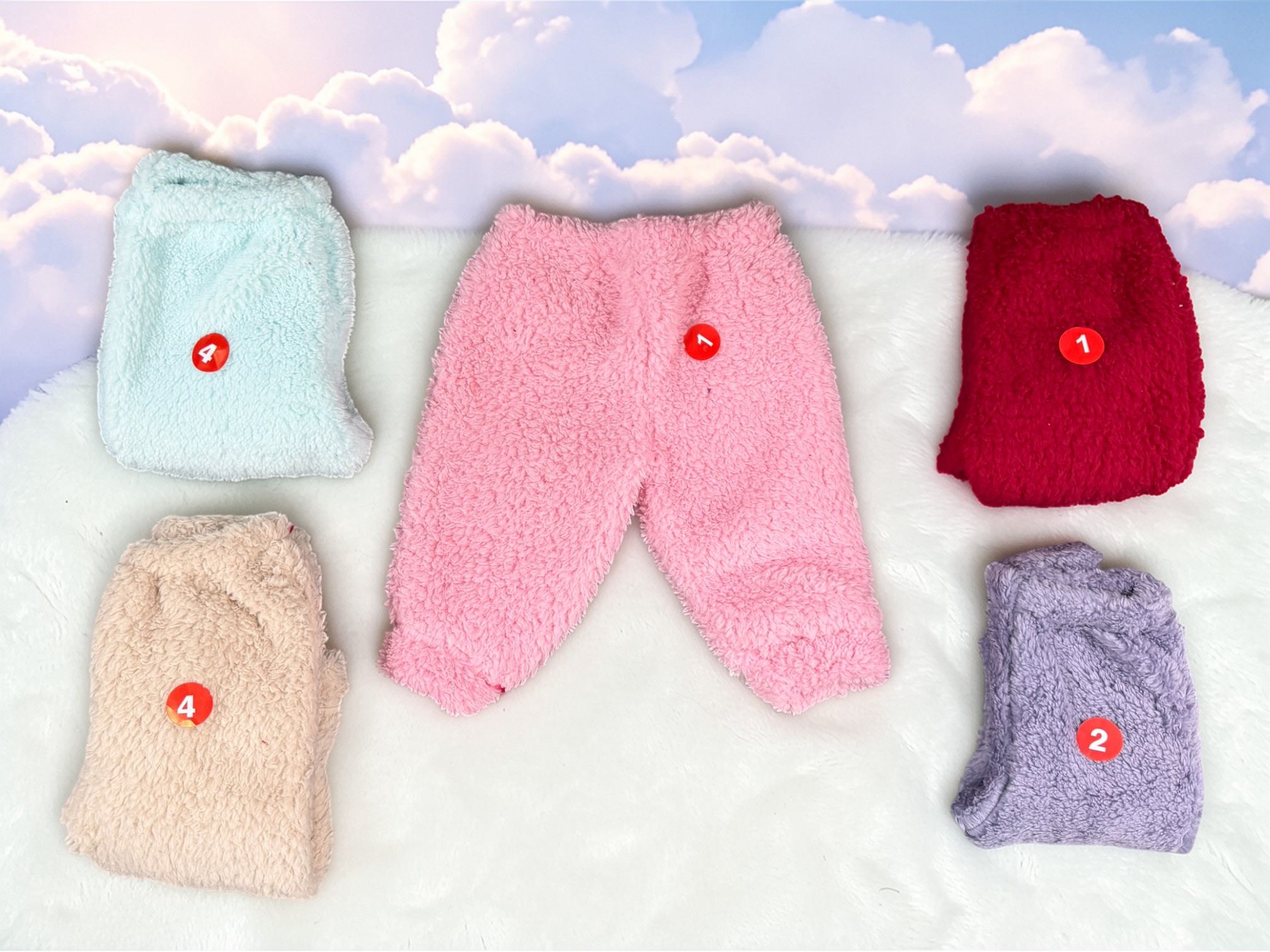 Pantalón PELUCHE Lola T.(1 al 4) Pack x 6 SUPEROFERTA 