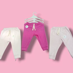 Pantalón sin pie July Baby Nena T.(0-3/3-6/6-9 meses) Pack x 9