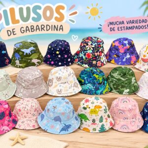 Piluso estampado Gabardina T.(1 al 5) Pack x 6 (Surtido de colores)