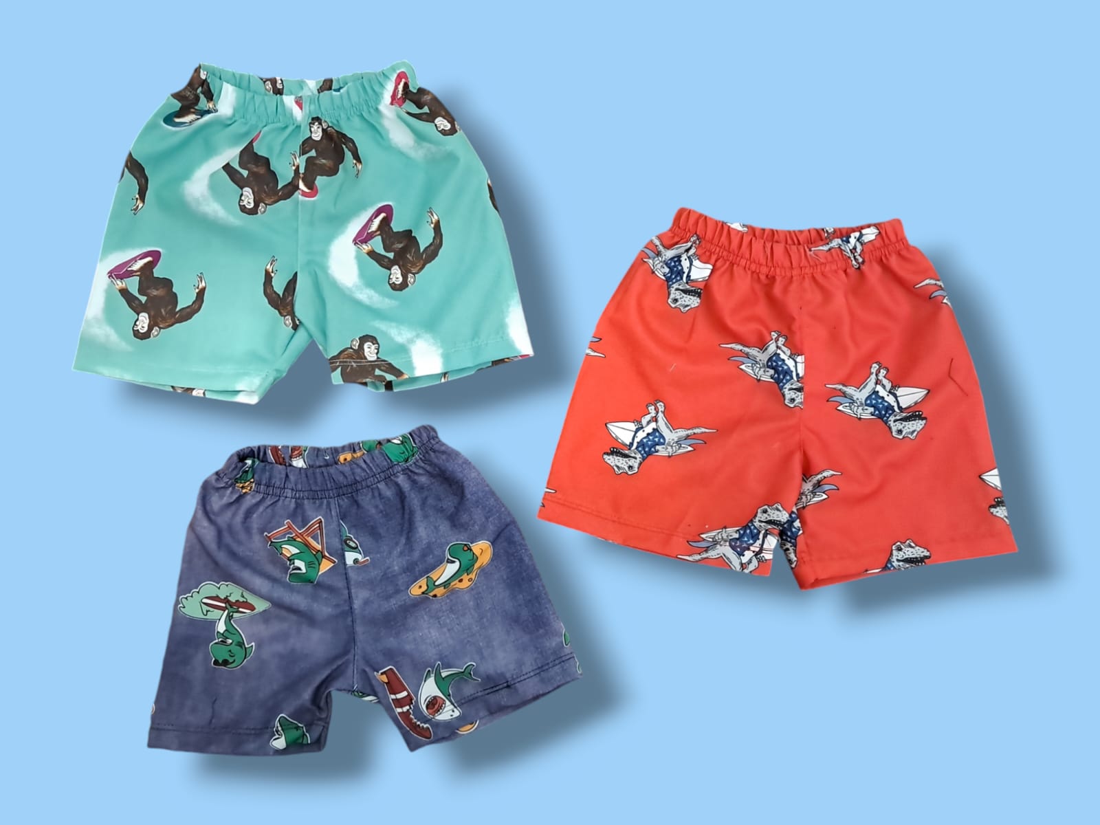 Short de baño Bebe T.(2 al 6) Pack x 5 OFERTA