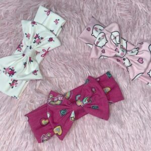 Vincha de algodon estampada "Ruben Babies" Pack x 6