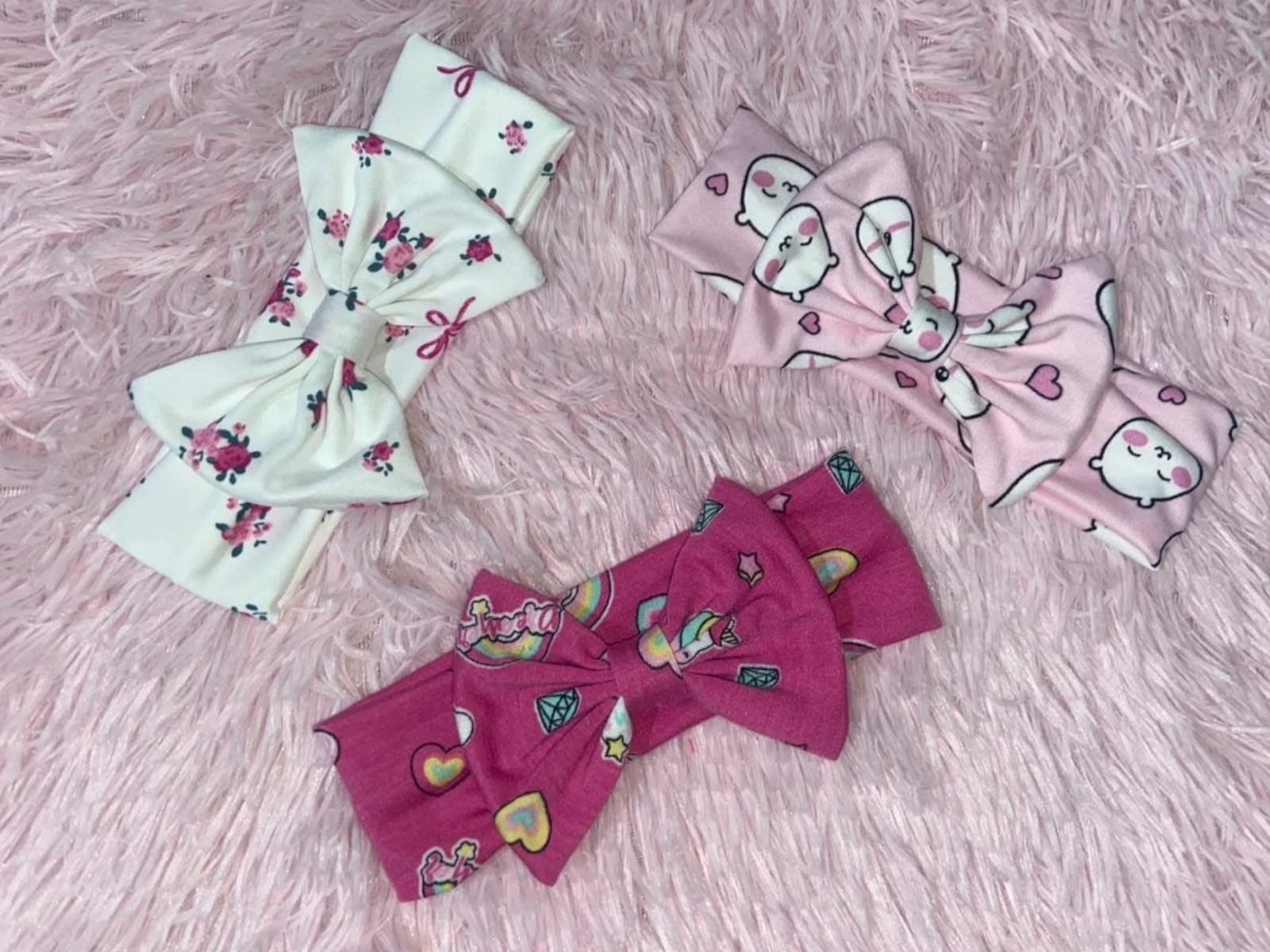 Vincha de algodon estampada "Ruben Babies" Pack x 6