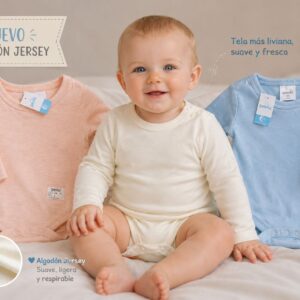 Body jersey color suave Gamise T.(0 al 4) Art.393