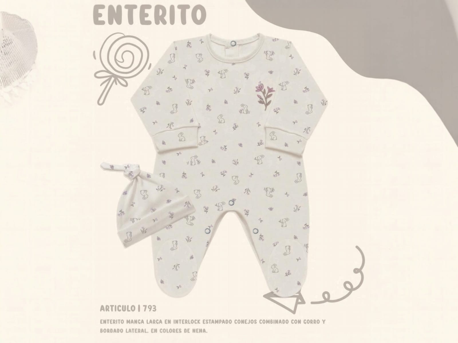 Entero Prematuro Dreams Nena y Nene Art.793 T.(000-00-0) Surtido en colores varios!