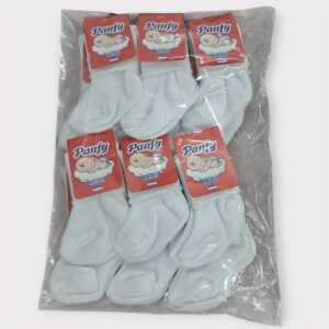 Medias blancas “Panfy” Talle 00 Pack x 12 SUPEROFERTA
