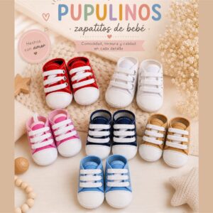 Zapatillas Pupulinos Nene y Nena T.14 al 17 SURTIDO DE MODELOS