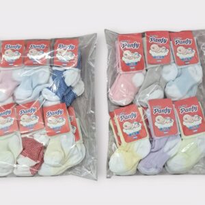 Medias combinadas "Panfy" T.(00) Pack x 12 OFERTA