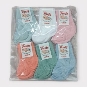 Medias lisas "Panfy" Talle 00 Pack x 12 SUPEROFERTA