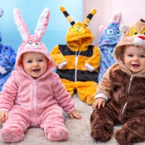 Entero Pijama de Piel "Kigurumi" T.(0-1-2) Surtido en colores VARIOS