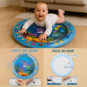 Alfombra Sensorial Inflable con aire y agua (Diámetro 65cm) OFERTA