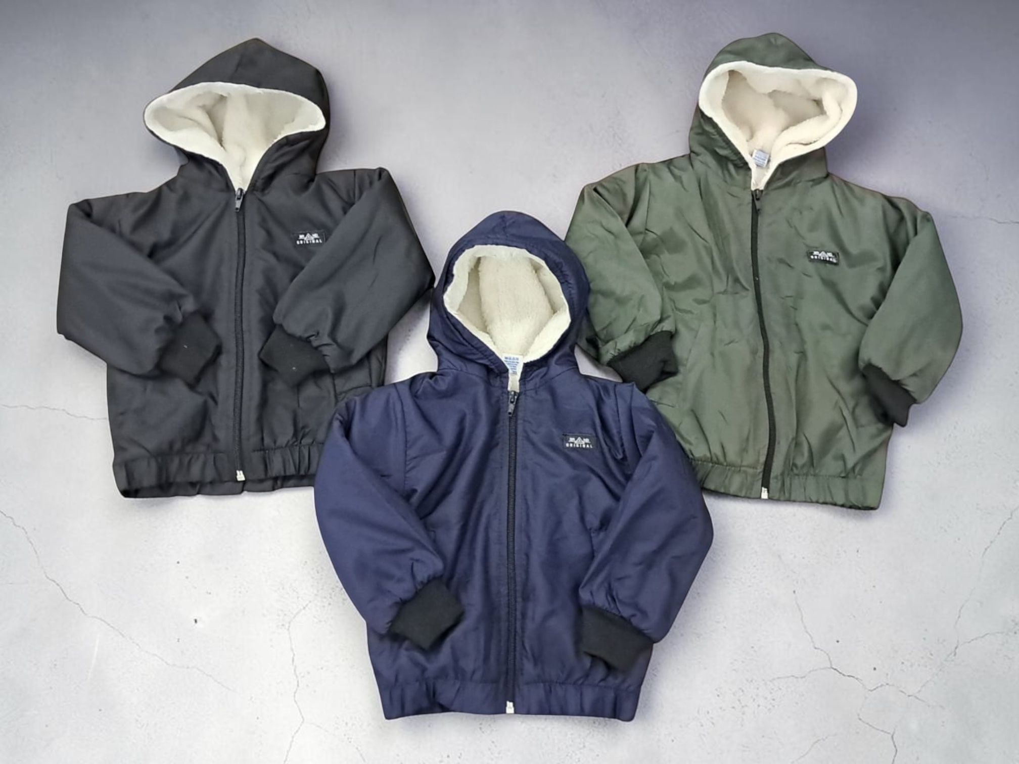 Campera BEBE forrada con corderito "Andy" Art.101 T.1 al 5 (Hasta los 2 años)