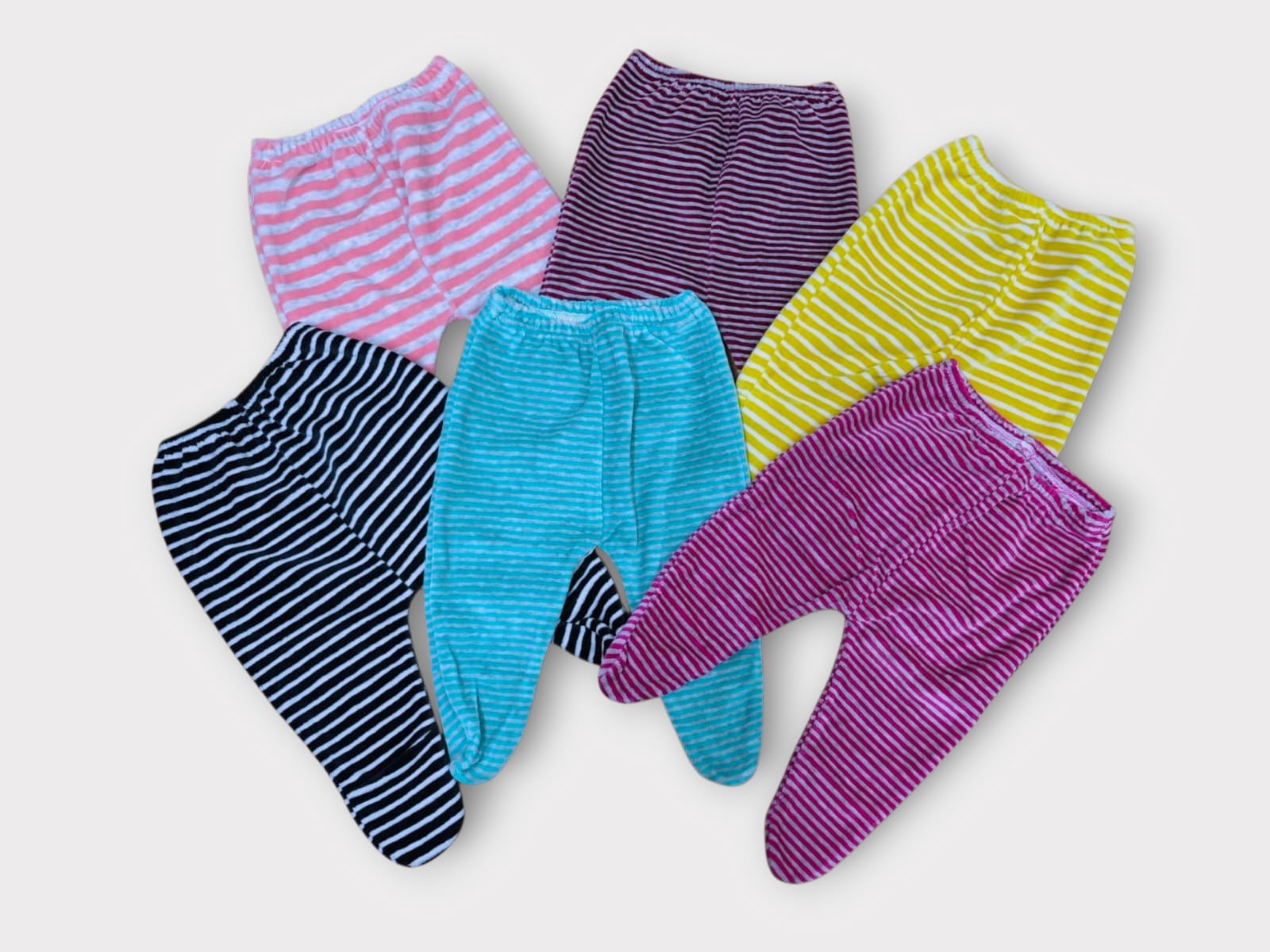 Medio oso de Plush Rayado T.(0 al 4) Art.138 Pack x 10