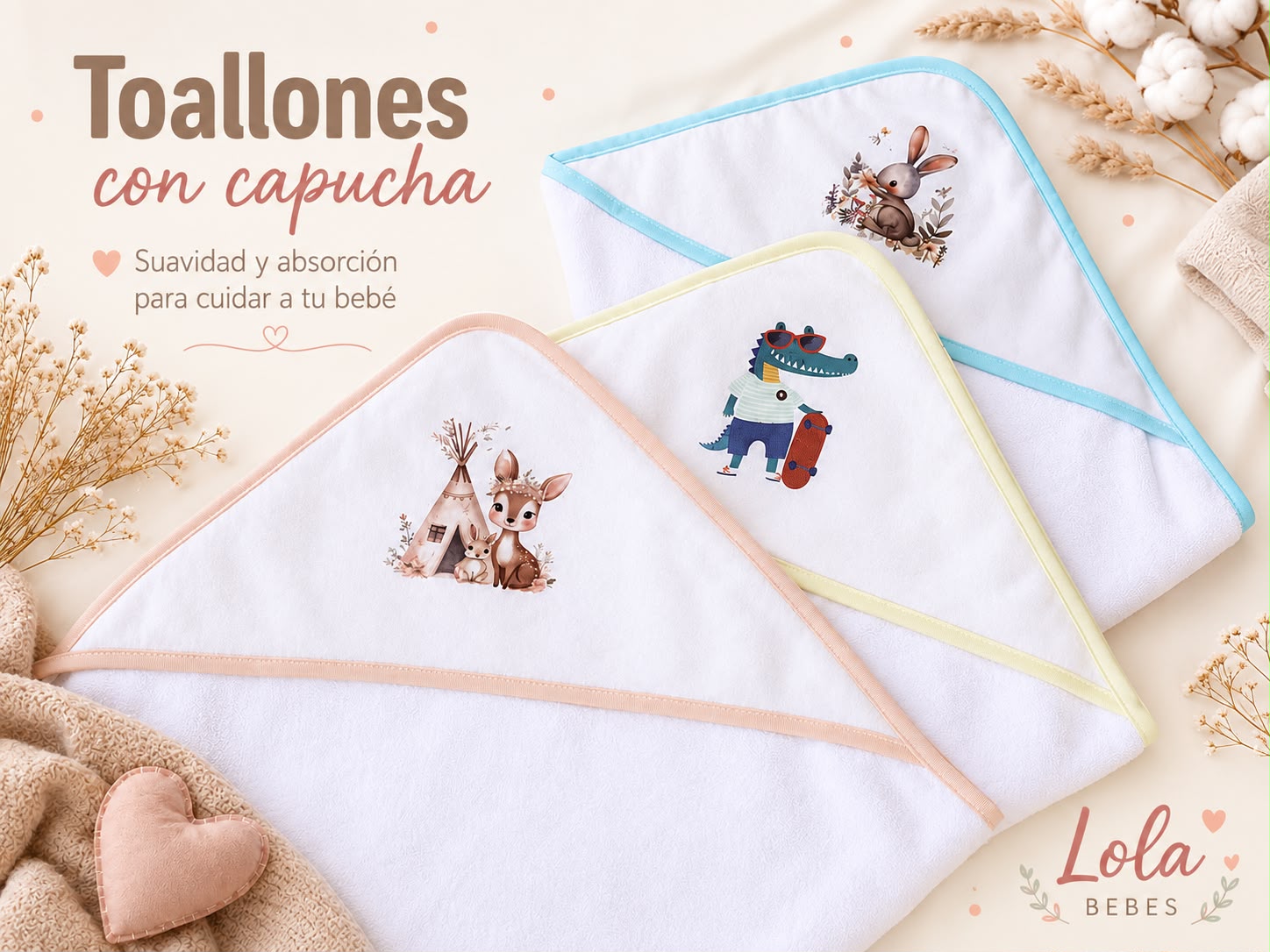 Toallon "Towel" Estampado LOLA Surtido de colores OFERTA