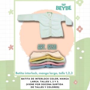 Batita color Beybe T.(1 al 3) Art.1250 Pack x 12