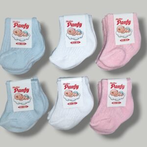 Zoquete "Color Pastel" Panfy T.(00) Pack x 12 OFERTA