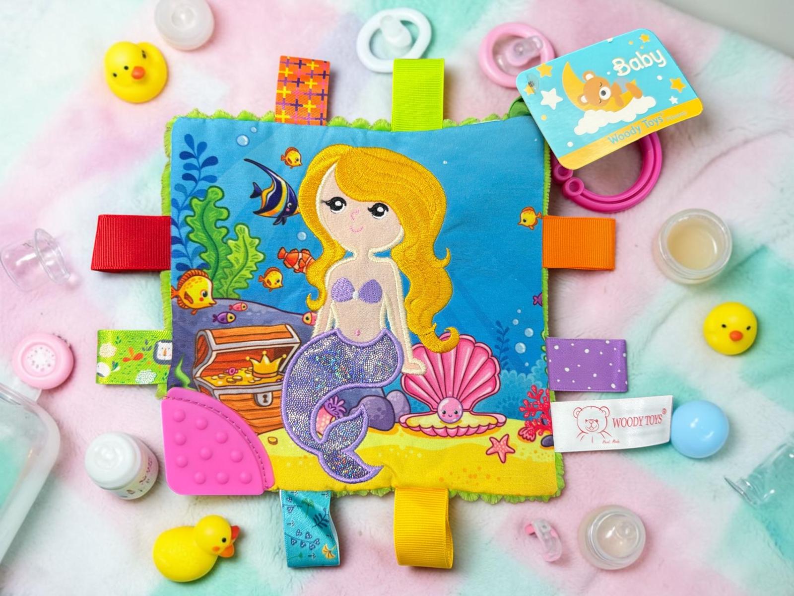 Manta de apego con chifle y mordillo NENA "Woody toys" Art.58579