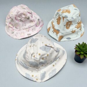 Piluso Algodón Estampado "Wootis" Talle Unico (Hasta 1 año) Pack x 6