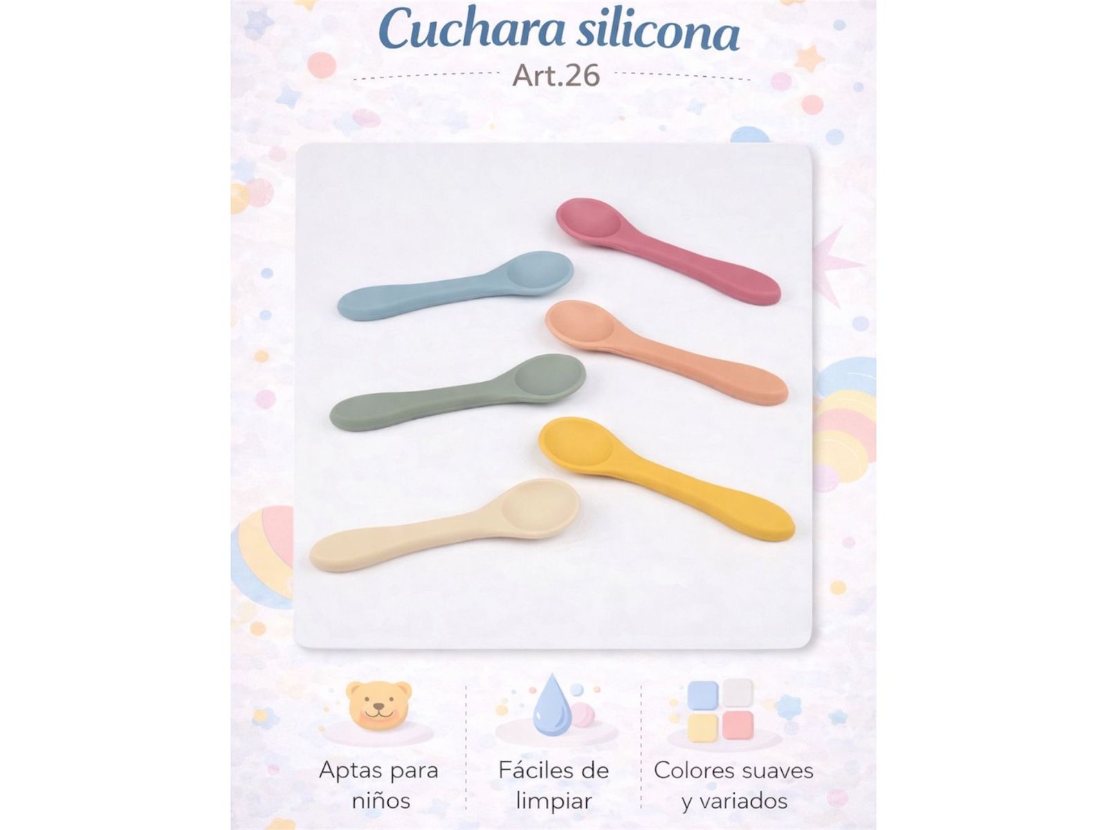 Cuchara Silicona "Andy" Art.26 OFERTA