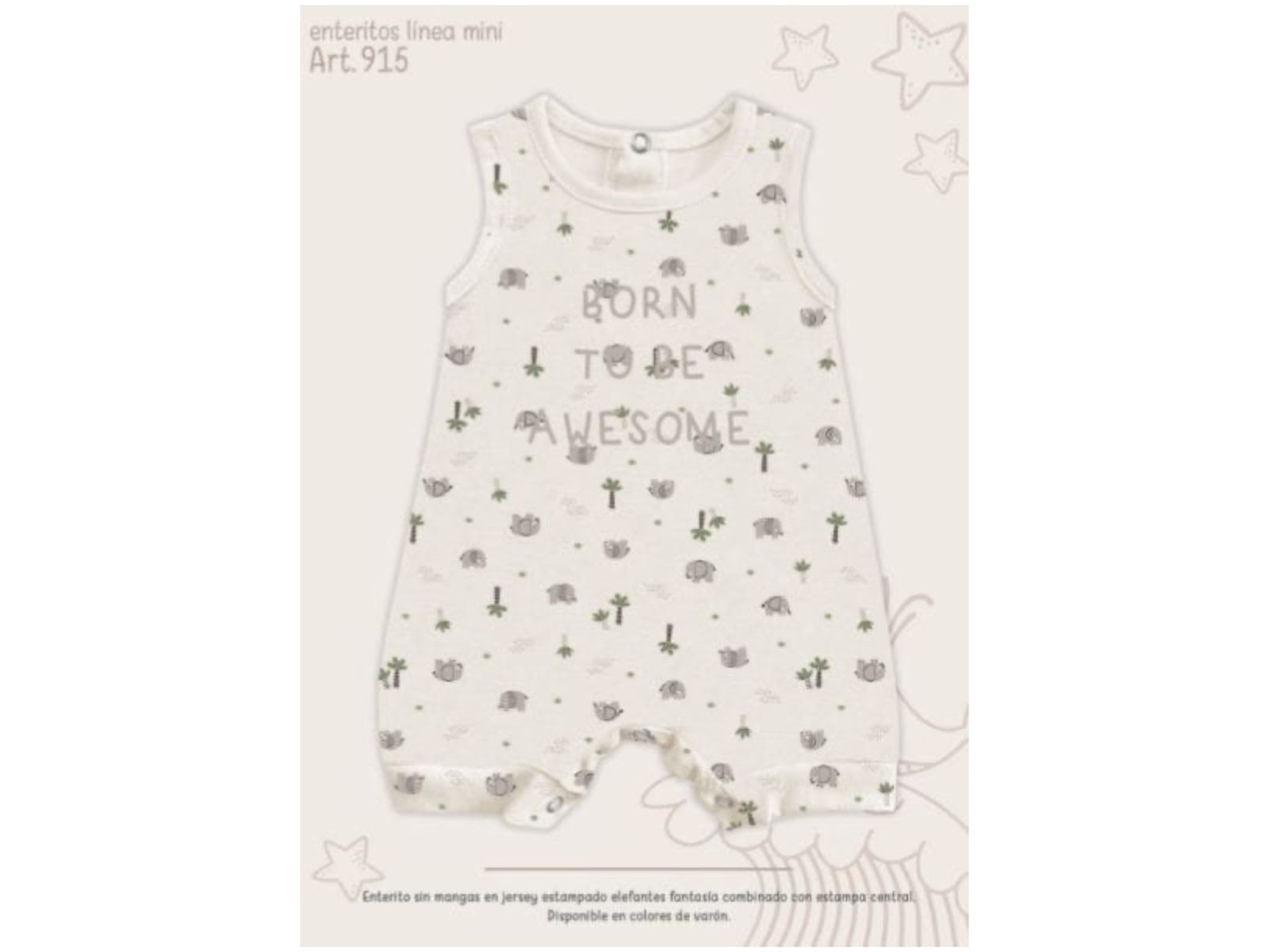 Entero Sin Manga NENE Dreams T.(S-M-L-XL) Art.915 Surtido En Colores VARIOS