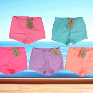 Short De Baño UV Liso NENA NARANJO T.(10-12 Años) Art.5932E