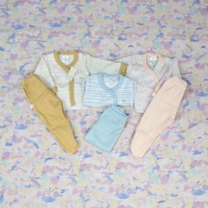 Set Gamise Rayado (Batita y medio oso) T.(0 y 1) Art.890