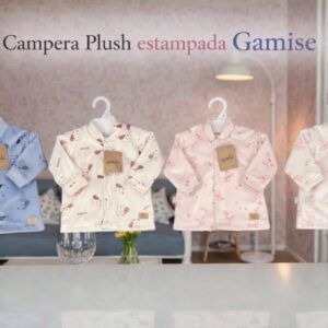 Campera de Plush Estampada “Gamise Exterior” T.(0-1-2) Art.21002