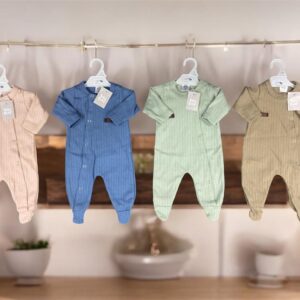 Entero Algodon Desagujado con broche cruzado BIG BAY T.(RN/0-3/3-6/6-9/9-12 meses) Art.2086