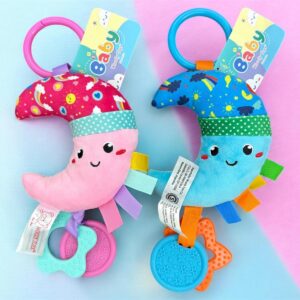 Luna sonajero colgante con mordillo “Woody Toys” Art.59028