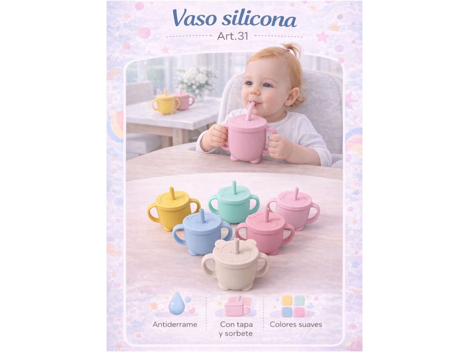 Vaso silicona "Andy" Art.31