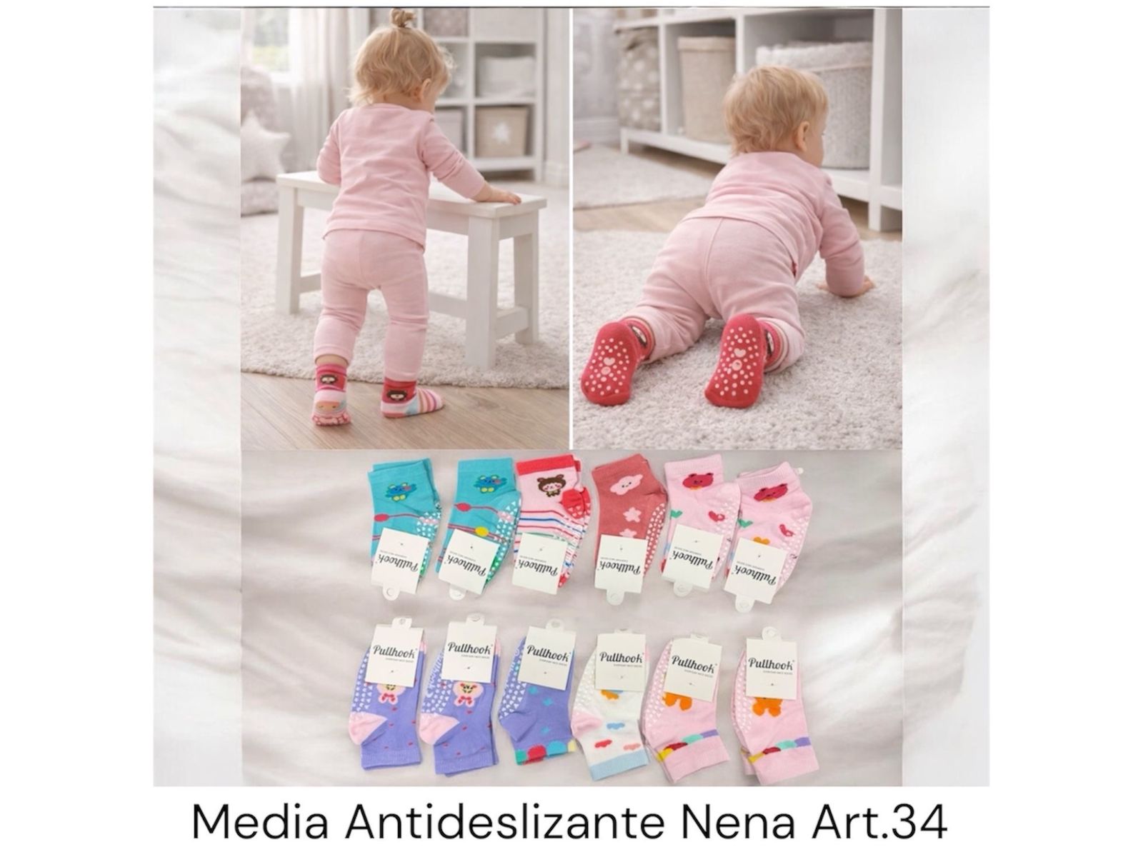 Media antideslizante nena “Andy” Pack x 12 Art.34/671