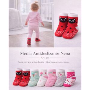 Media antideslizante nena "Andy" Pack x 12 Art.35/672