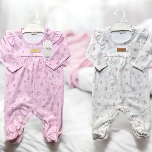 Entero Interlock Estampado Nena “Yaby” T.(0-3/3-6/6-9 meses) Art.26115