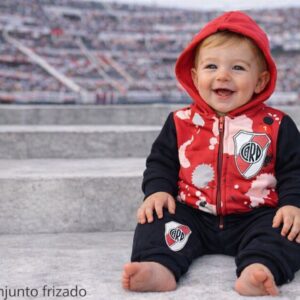 Conjunto Frizado con campera "River Plate" "Microbaby" T.(1 al 5) (Hasta 2 años) Art.4001