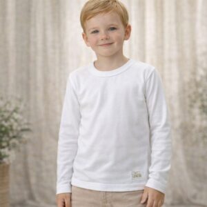 Camiseta Interlock Blanca Juvenil “Naranjo” T.(14-16) Art.4750/2