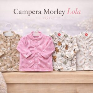 Campera Algodón Morley Nene y Nena “Lola” T.(1 al 4) Art.704 OFERTA