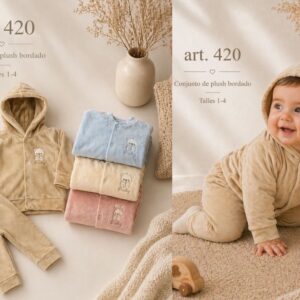 Conjunto Plush con campera Micky Baby T.(1 al 4) Art.420