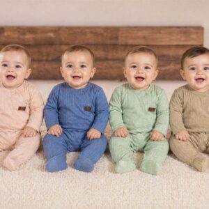 Entero Algodon Desagujado con broche cruzado BIG BAY T.(RN/0-3/3-6/6-9/9-12 meses) Art.2086