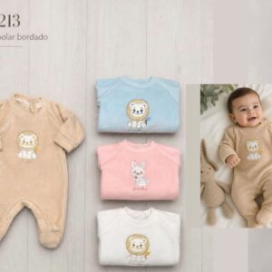 Entero de Micropolar Bordado Micky Baby T.(0 al 3) Art.213