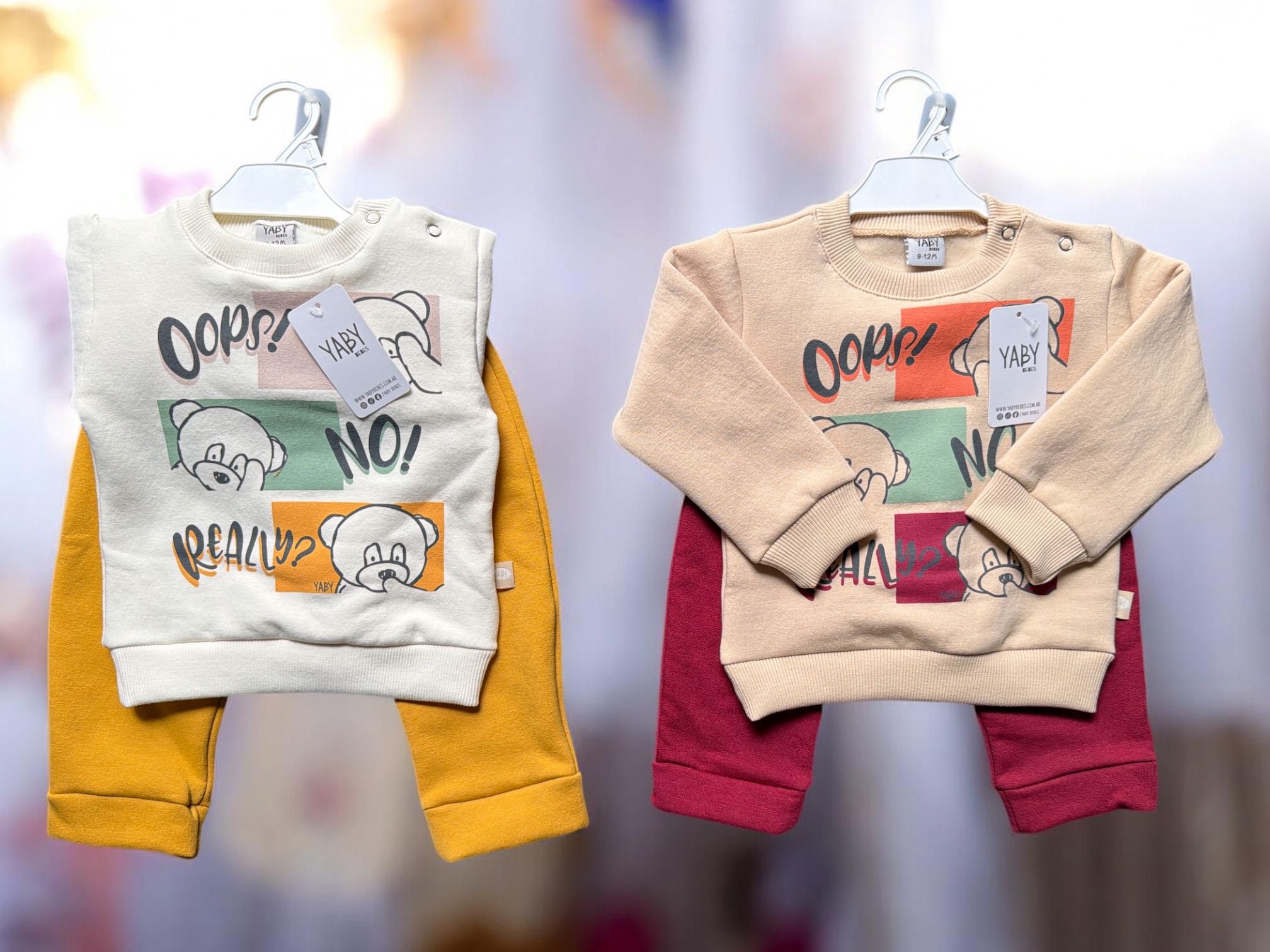 Conjunto Friza Nene "Yaby" T.(9-12/12-18/24/36 meses) Art.26305