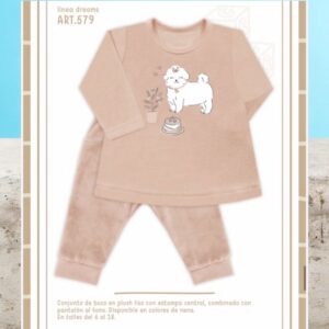 Conjunto Plush Nena Dreams T.(6-9-12-18 meses) Art.579 Surtido De Colores