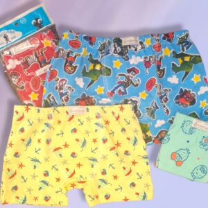 Boxer BEBE con elástico embutido estampado "Antillitas" T.(00-0-1) Art.380 Pack x 12